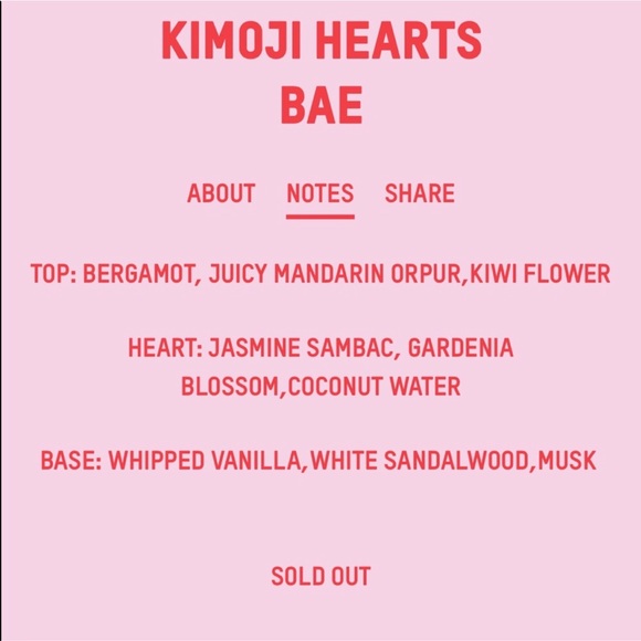NEW KKW FRAGRANCE KIMOJI HEARTS BAE KIM KARDASHIAN - Picture 6 of 8
